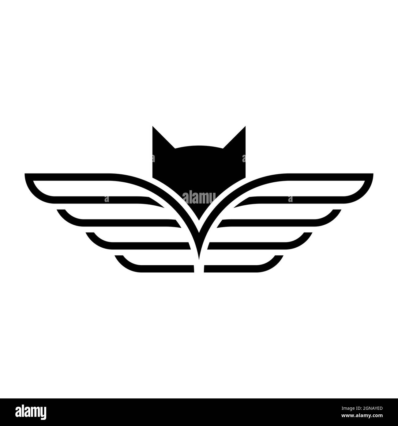 Bat logo template vector icon design Stock Photo