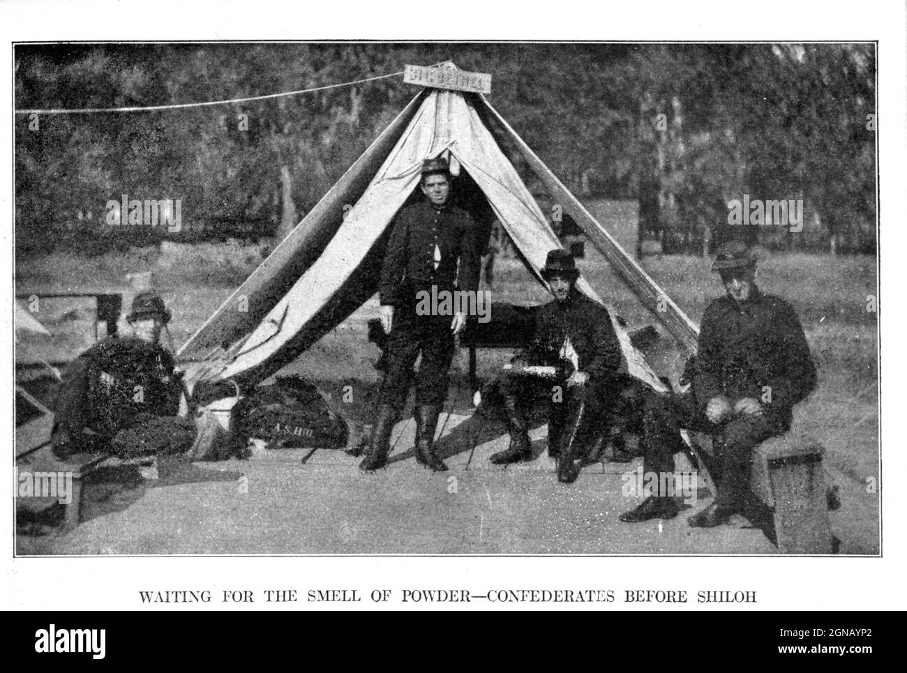 Confederates before the Battle of Shilo [The Battle of Shiloh (also