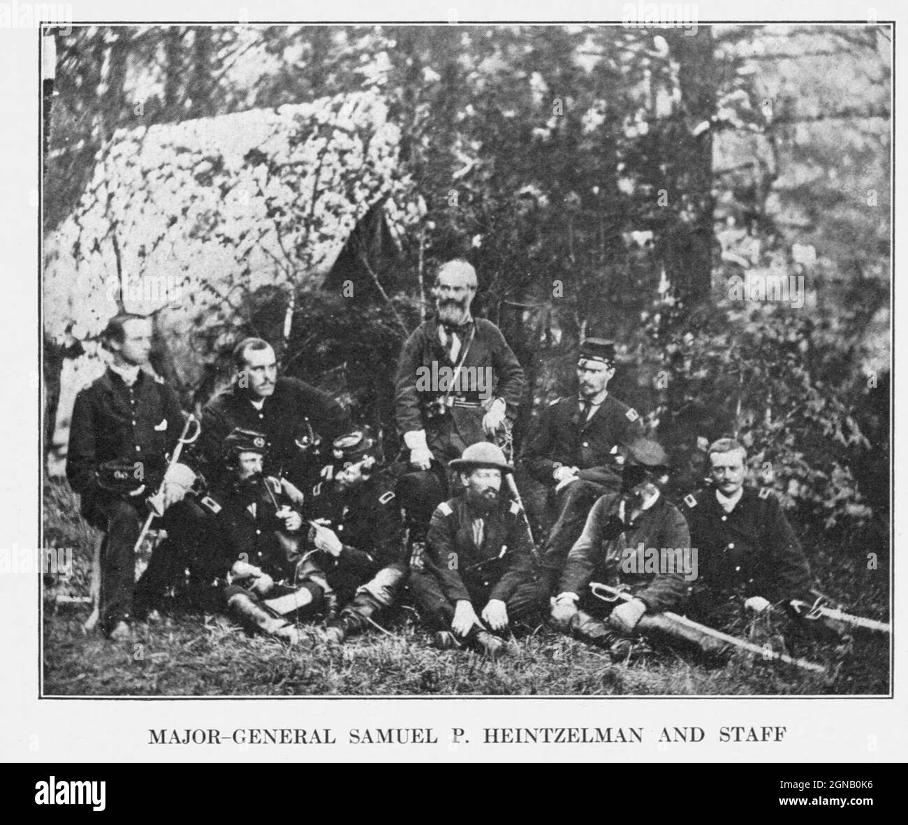 SAMUEL P. HEINTZELMAN AND STAFF from the book ' The Civil