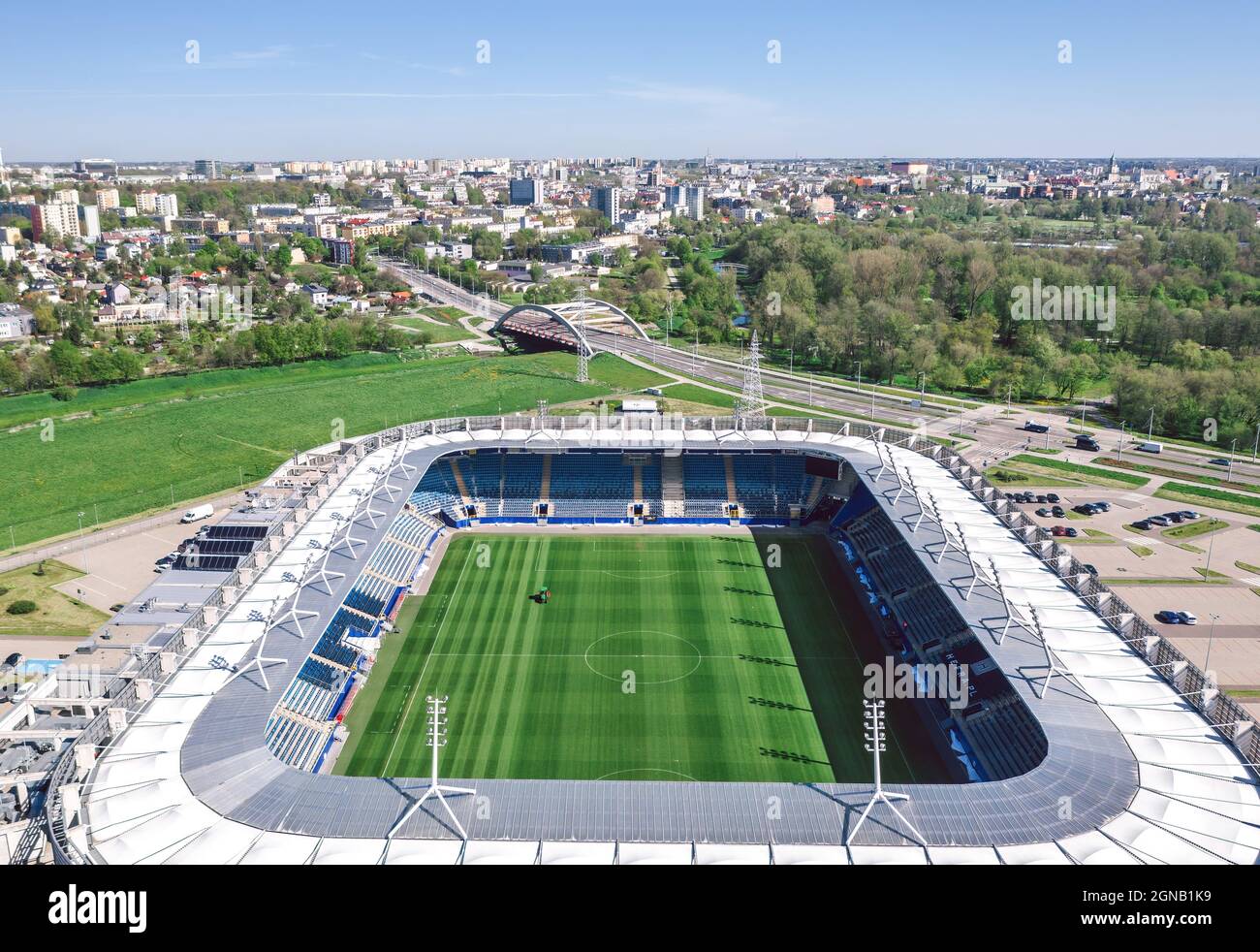 Lublin Poland May 21 Arena Lublin Home For A Local Football Club Motor Stock Photo Alamy