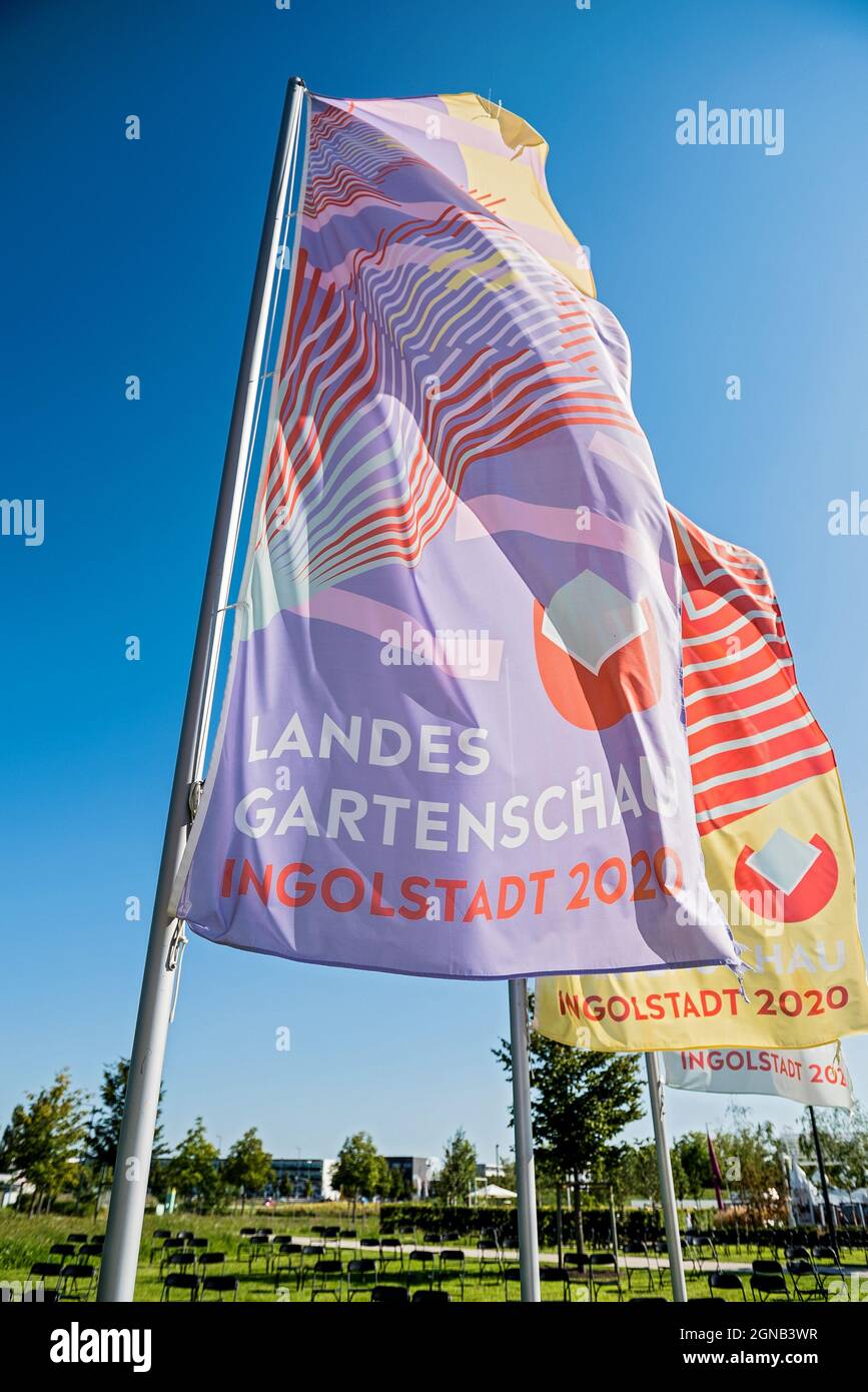 Landesgartenschau Ingolstadt 2021 Stock Photo