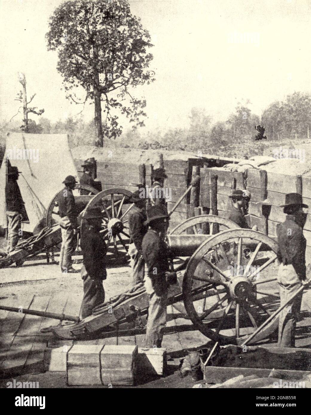 Sherman s men are seen at daily drill in Atlanta from the book ' The ...