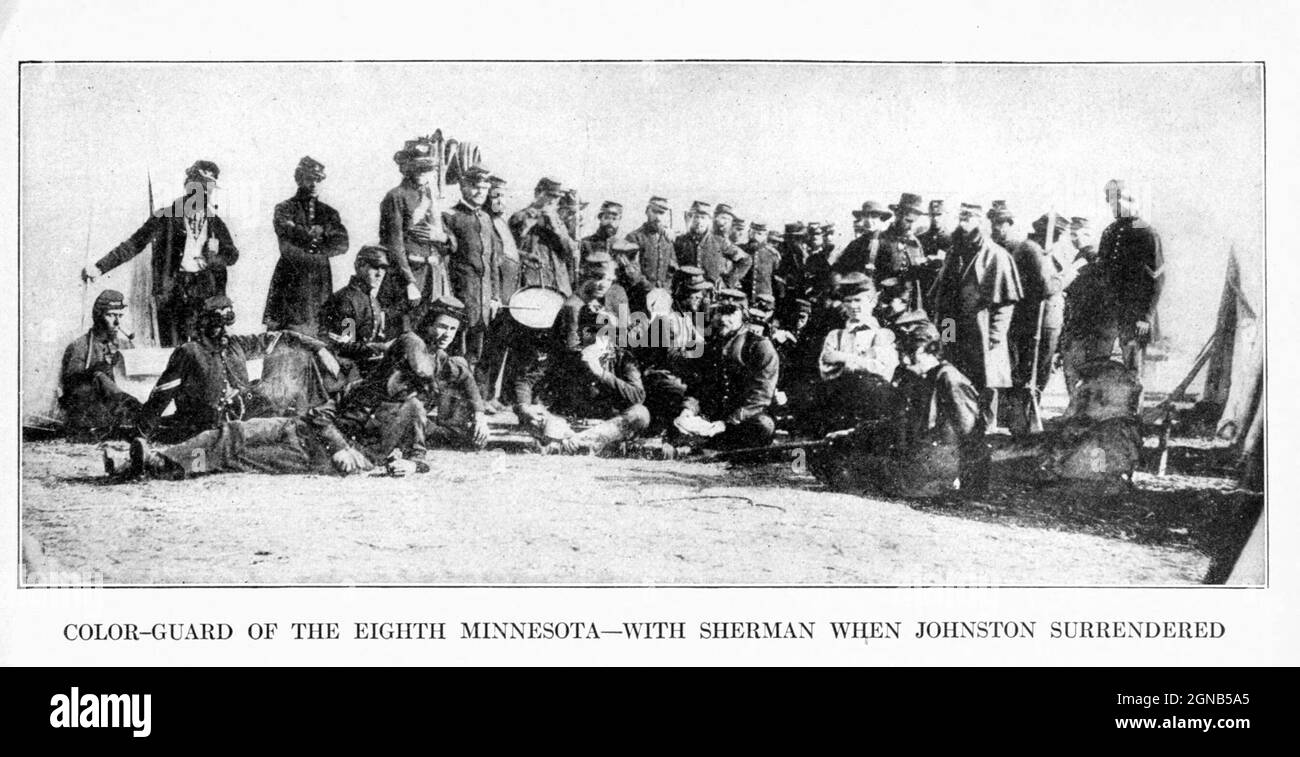 The Eighth Minnesota Regiment, which had joined Sherman from the book