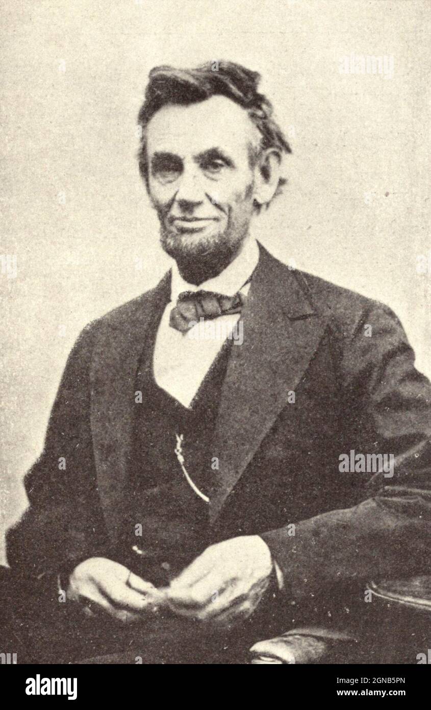 LINCOLN THE LAST SITTING ON THE DAY OF LEE'S SURRENDER from the book