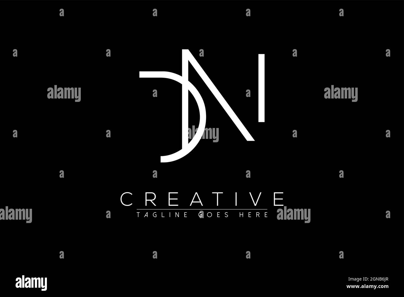 Dn logo Stock Vector Images Alamy