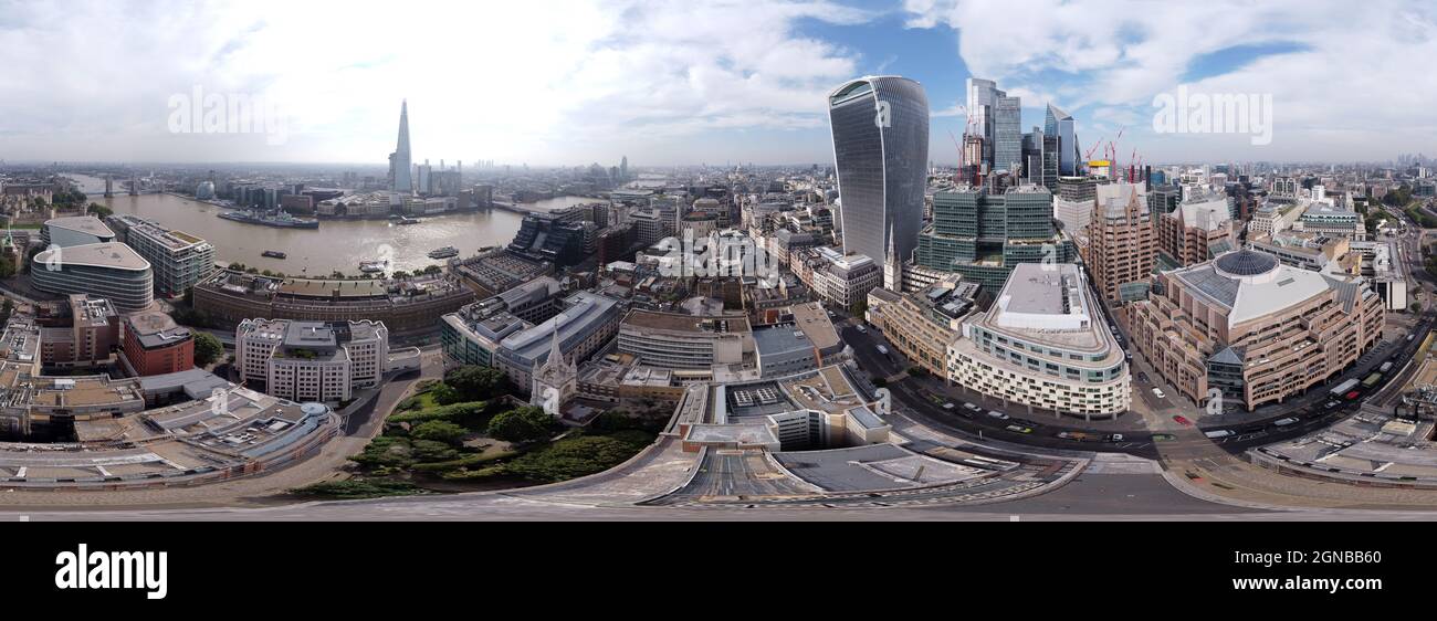Sky garden london aerial hi-res stock photography and images - Alamy