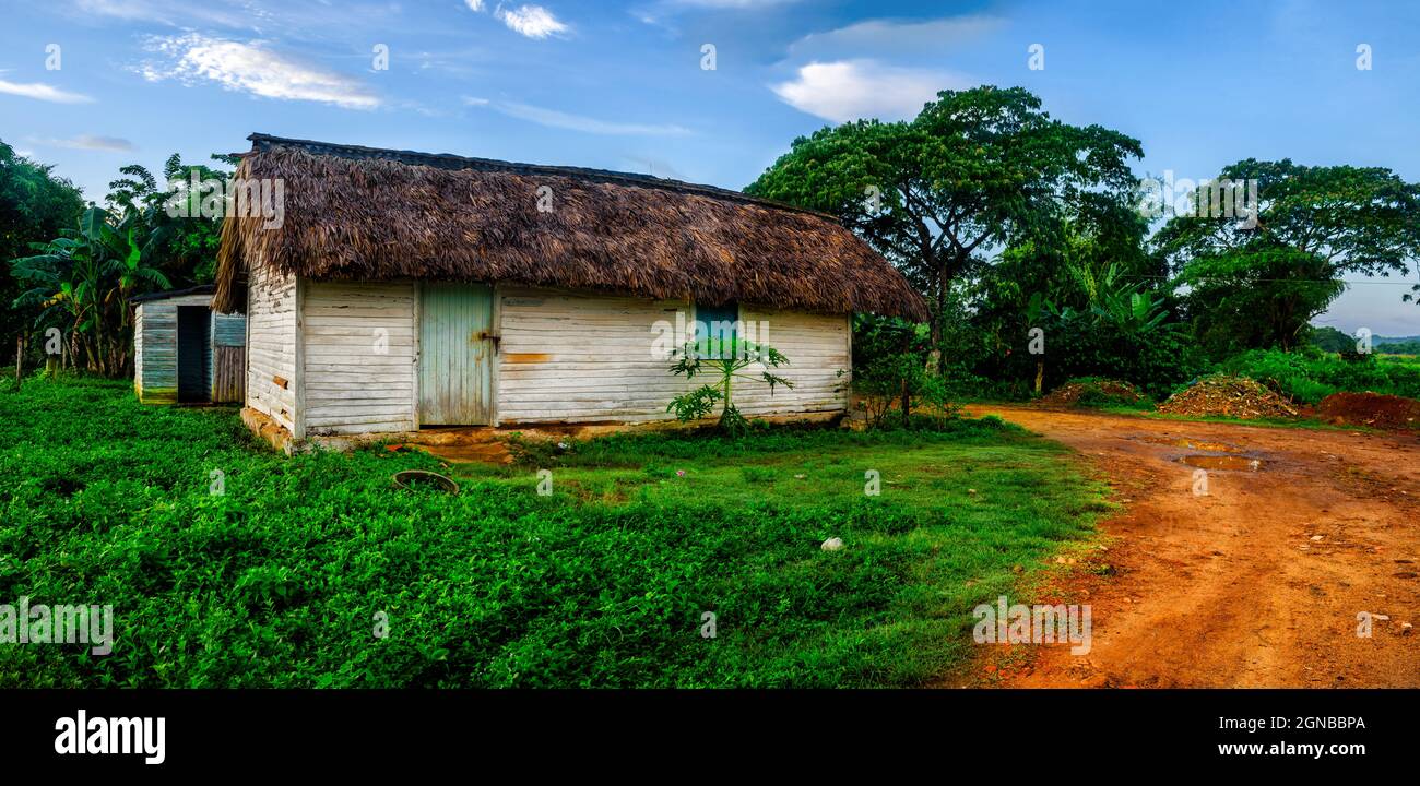 Old abandoned house countryside Stock Photo