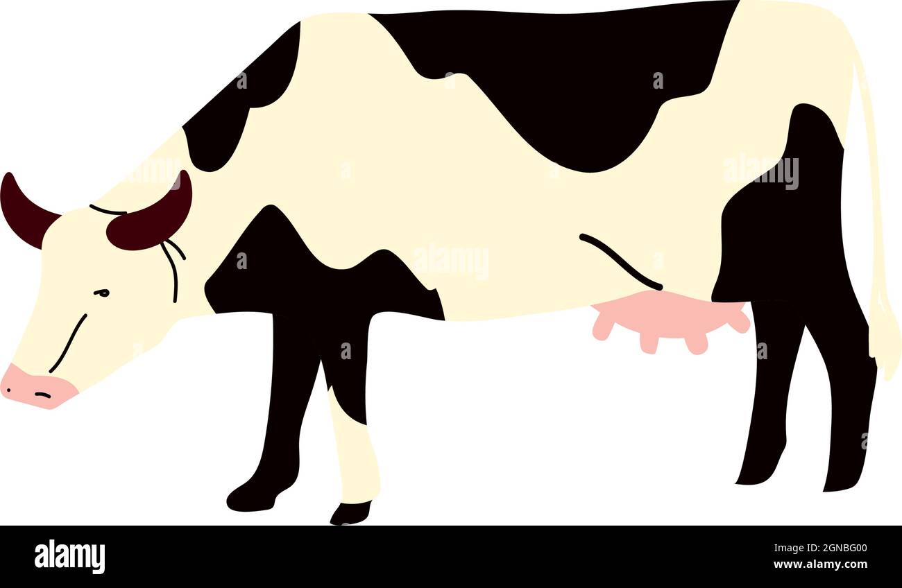 farm cow animal Stock Vector Image & Art - Alamy