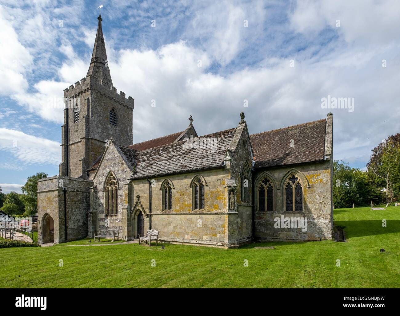 IWERNE MINSTER, UNITED KINGDOM Aug 16, 2021 The St. Mary's Parish