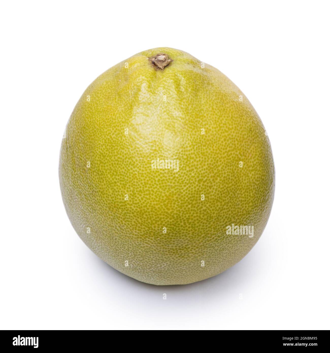 Whole pomelo fruit isolated on white background Stock Photo