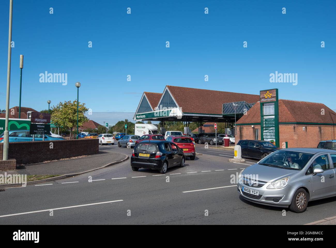 Cheltenham Gloucestershire UK September 24 2021 Panic Buying and Petrol