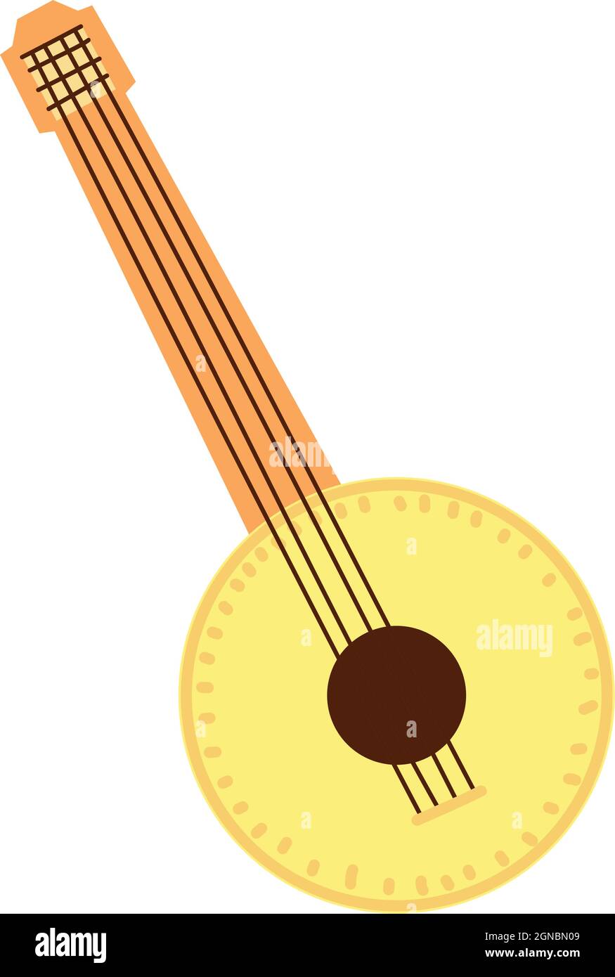 sitar indian musical instrument Stock Vector Image & Art - Alamy
