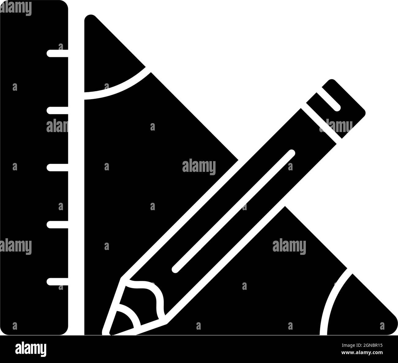 Geometry black glyph icon Stock Vector Image & Art - Alamy