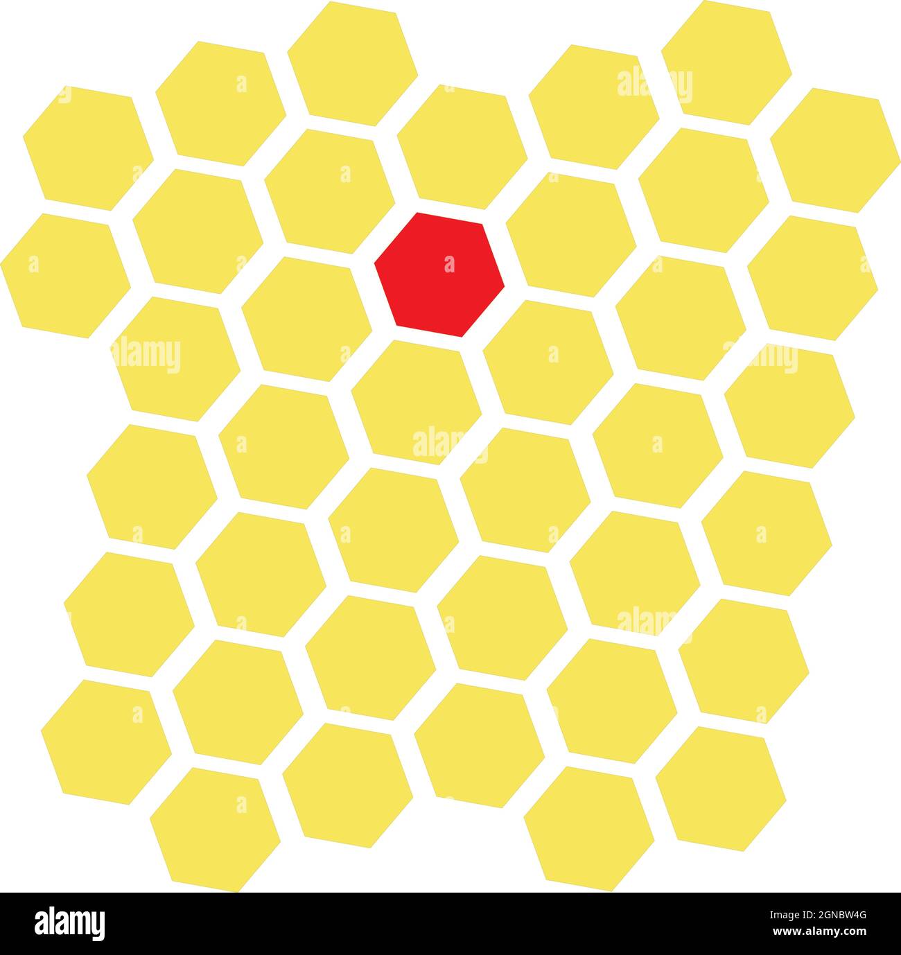 Honeycomb. Vector Illustration of Geometric Hexagons Background Stock Vector