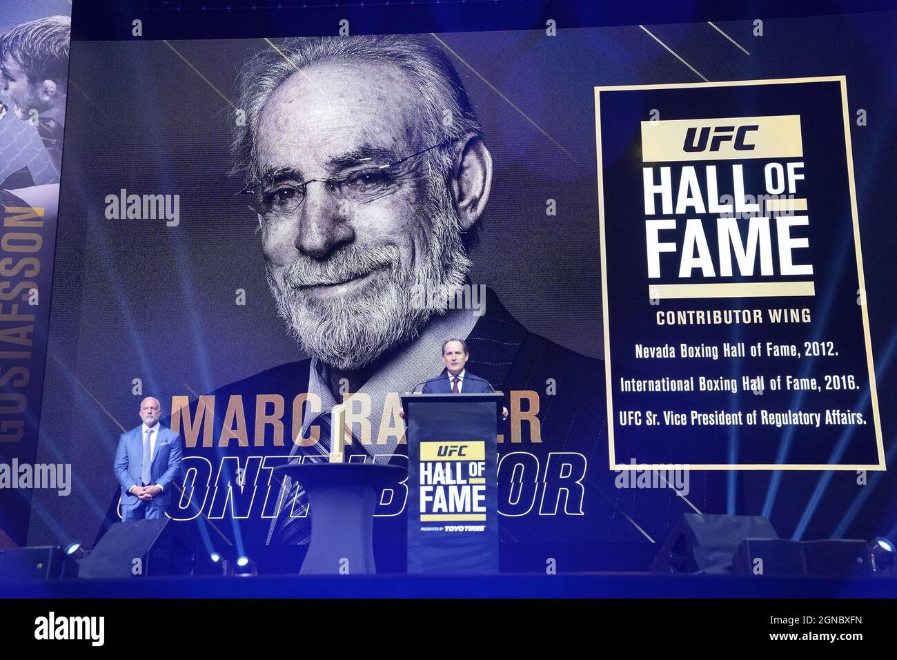Both Lorenzo Fertitta and Lawrence Epstein serve as inductees for Marc