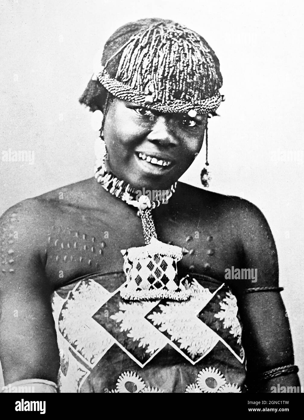 Ethnic women, South Africa, Victorian period Stock Photo