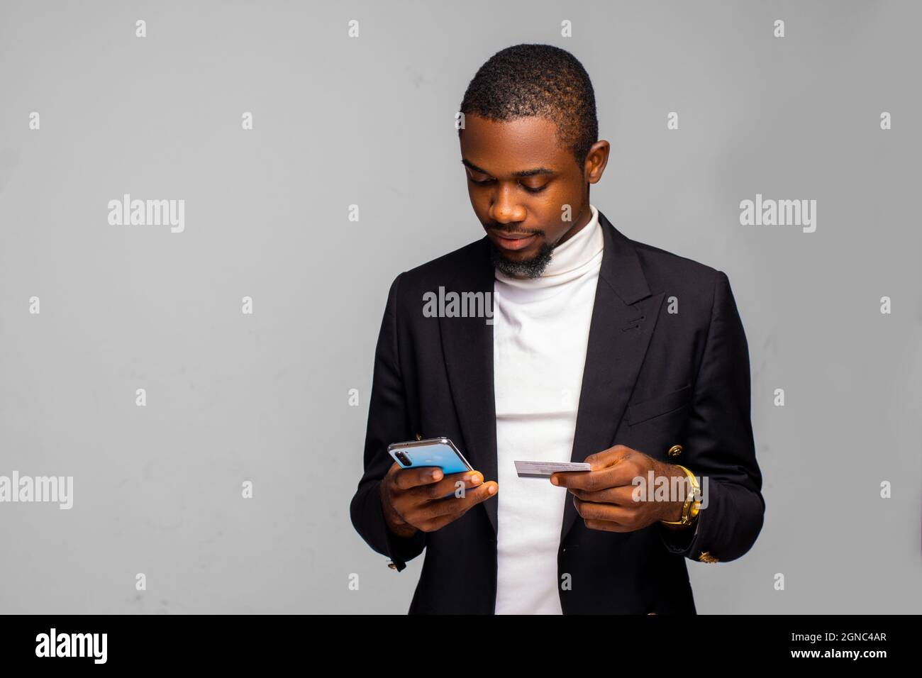 African american man wearing suit hi-res stock photography and images ...