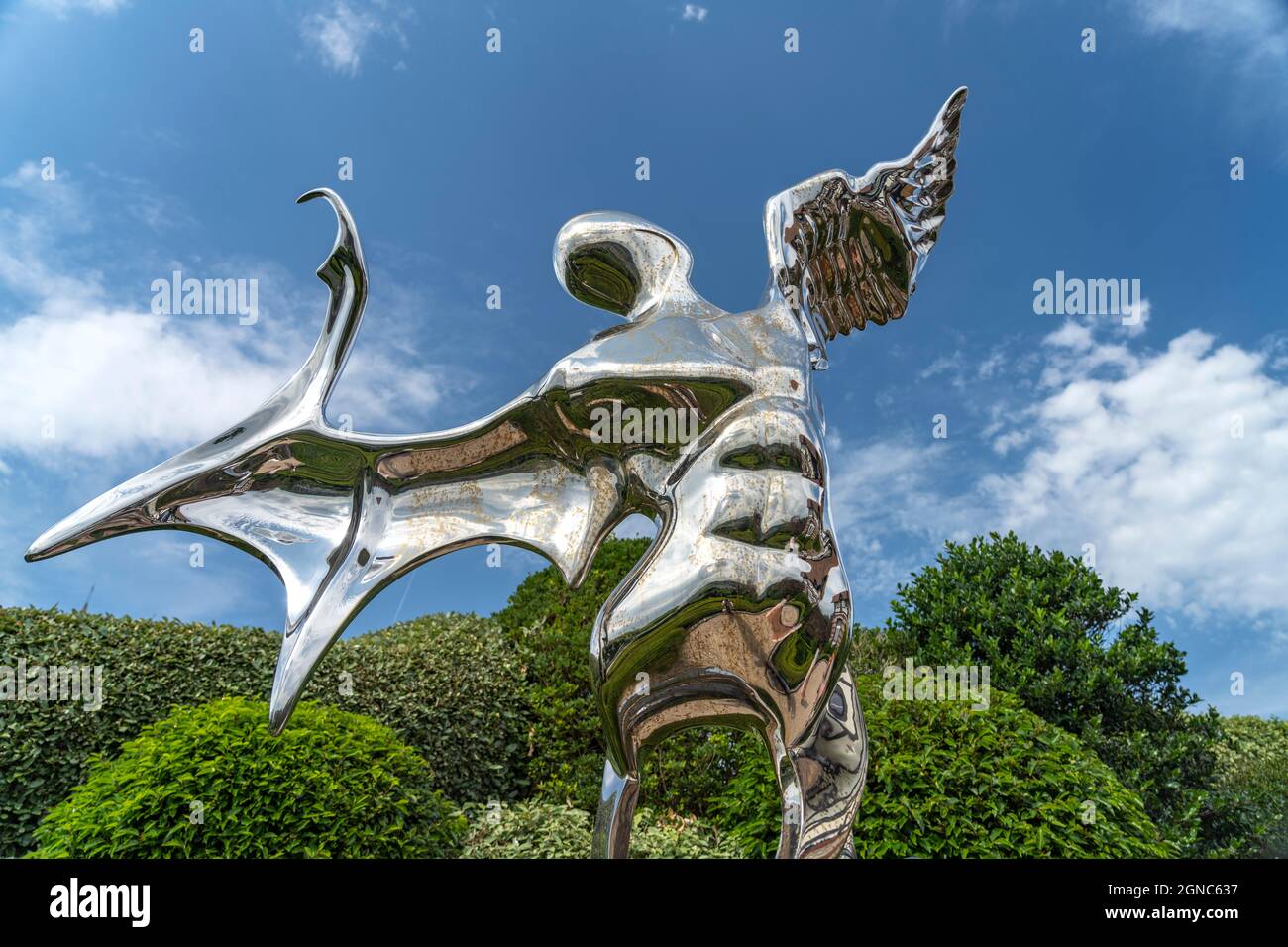 Skulptur in den Gärten von Etretat Les Jardins d'Etretat, Etretat