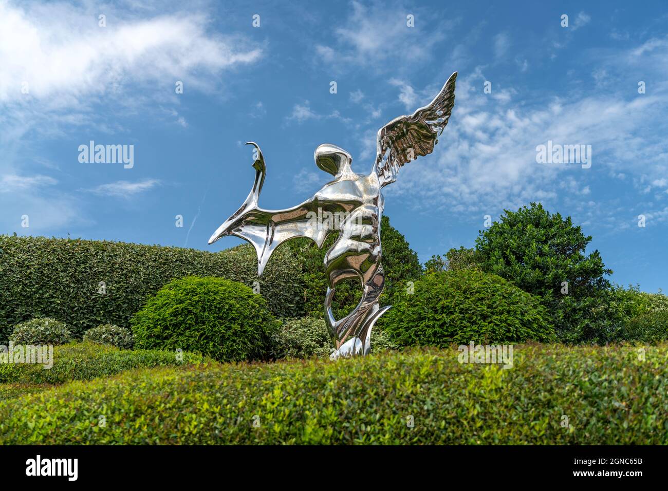 Skulptur in den Gärten von Etretat Les Jardins d'Etretat, Etretat