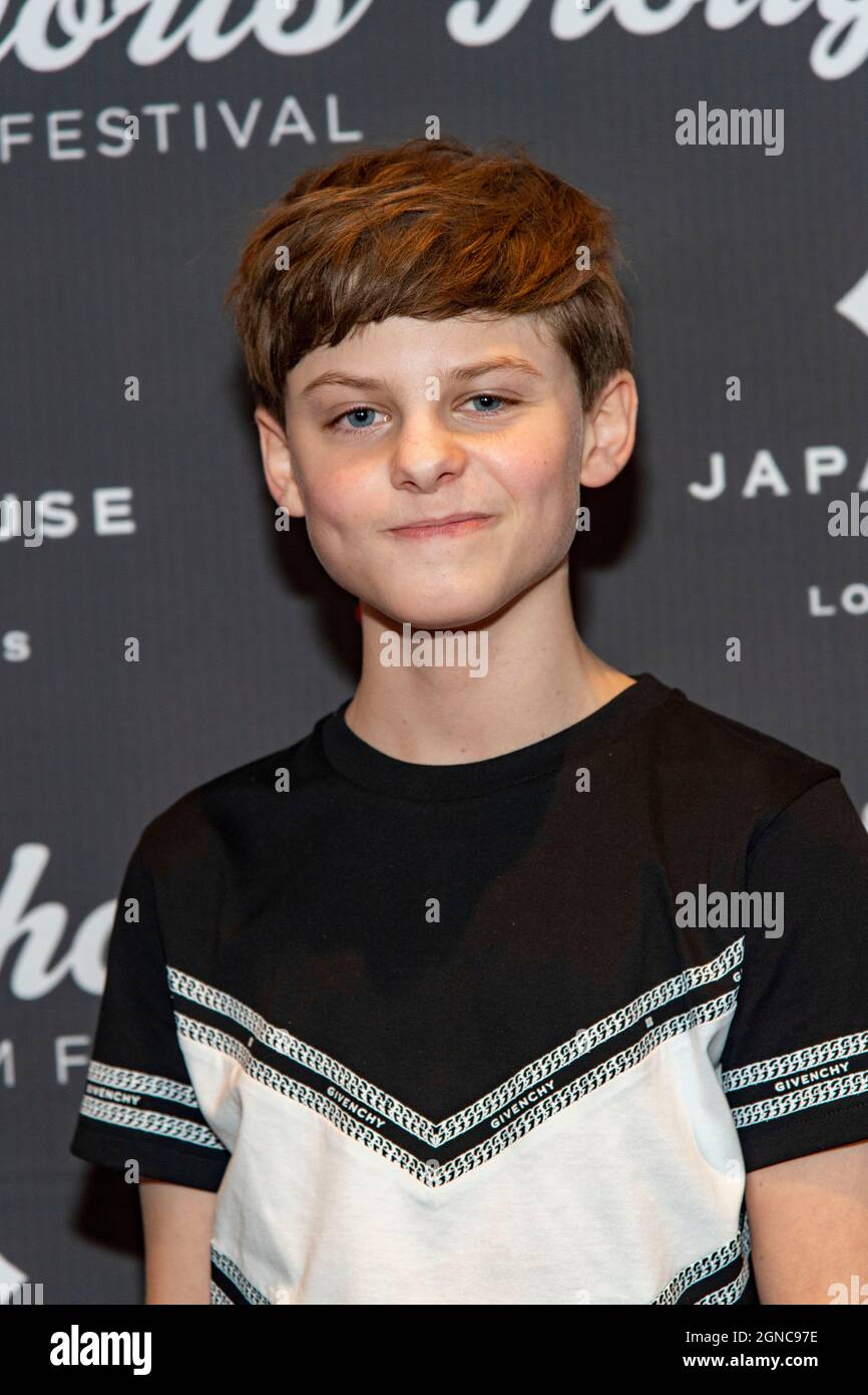 Cameron Crovetti attends The 17th Annual HollyShorts Opening Night Festival at Japan House, Los Angeles, CA on September 23, 2021 Stock Photo