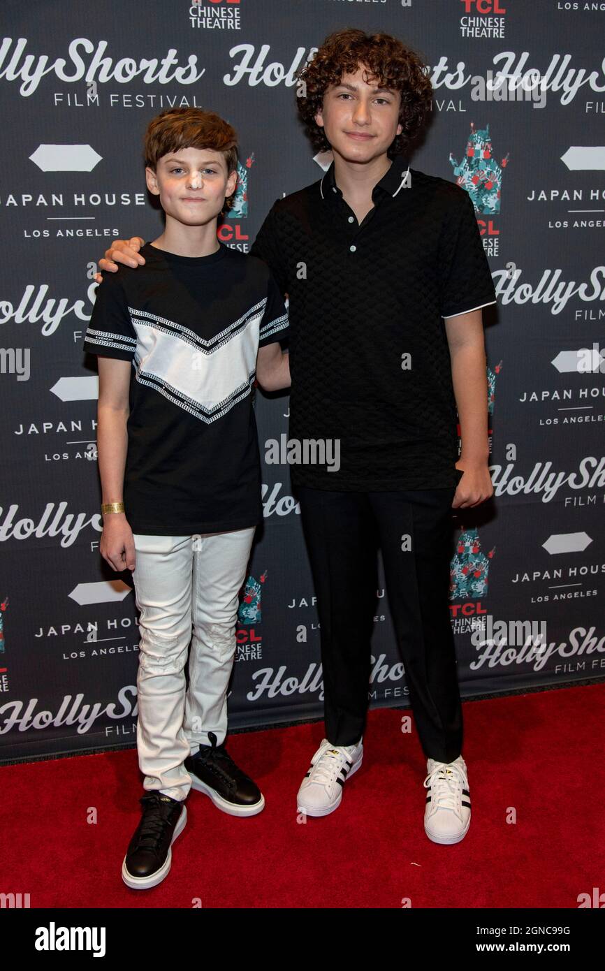 Cameron Crovetti, August Maturo attends The 17th Annual HollyShorts Opening  Night Festival at Japan House, Los Angeles, CA on September 23, 2021 Stock  Photo - Alamy