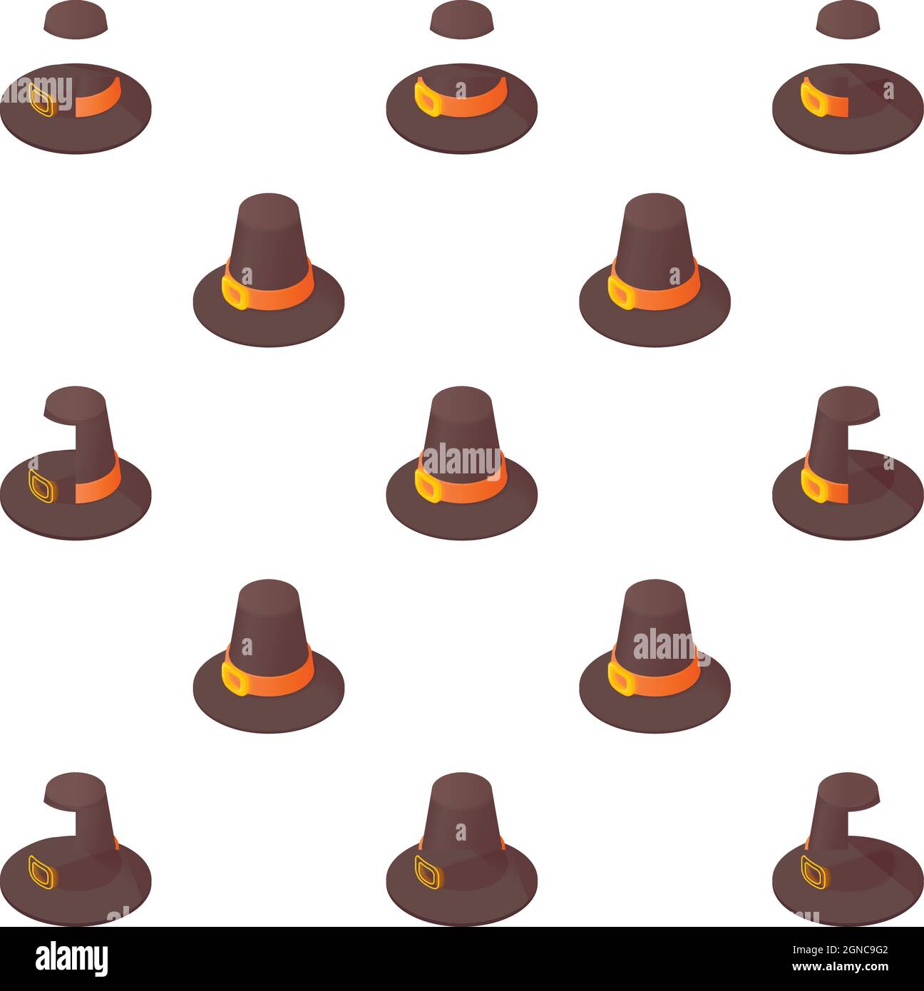 Gentlemans hat pattern seamless background texture repeat wallpaper ...