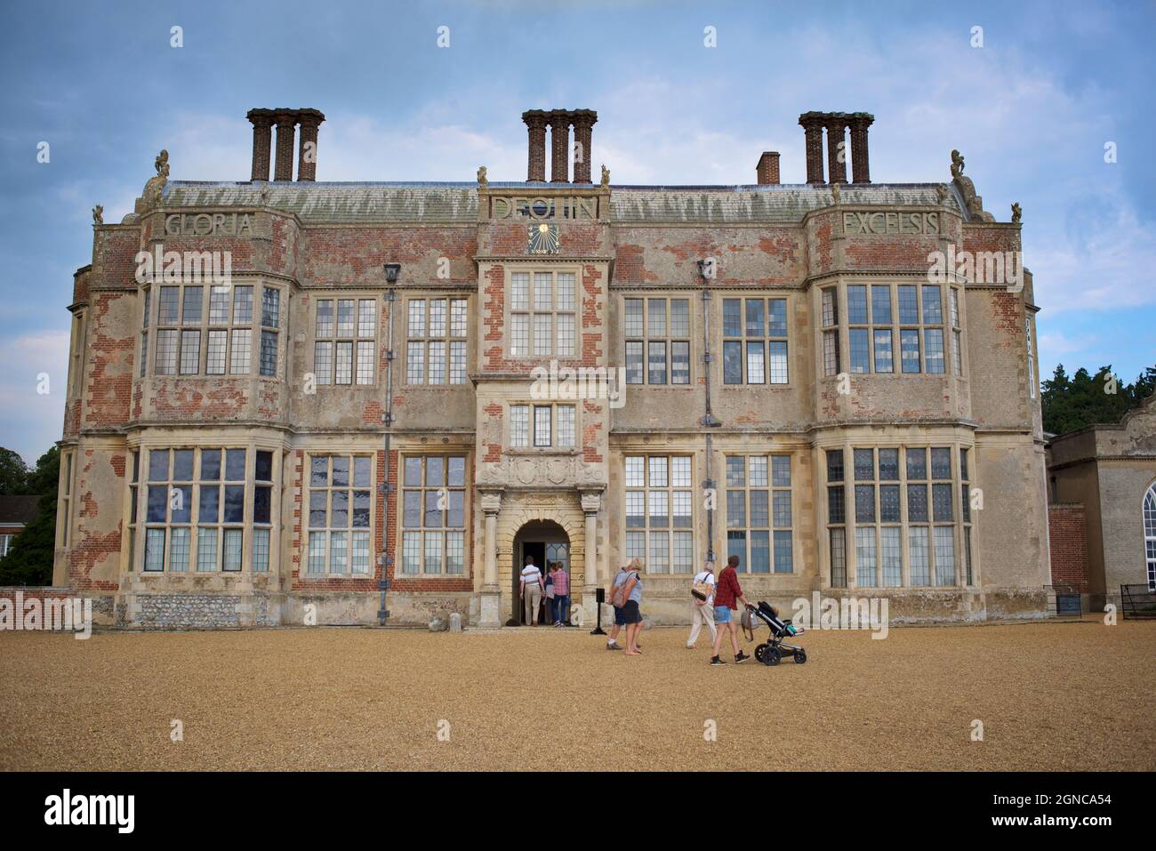 Felbrigg Hall, Norfolk. Felbrigg Hall is a 17th-century English country house near Felbrigg, Norfolk.  The unaltered 17th-century house is noted for its Jacobean architecture and fine Georgian interior. Stock Photo