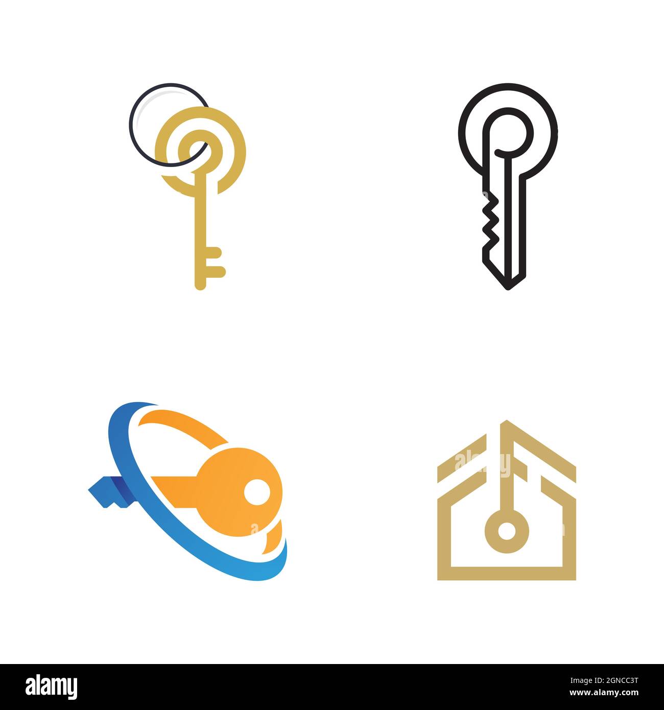 Key icon vector illustration design template Stock Photo - Alamy