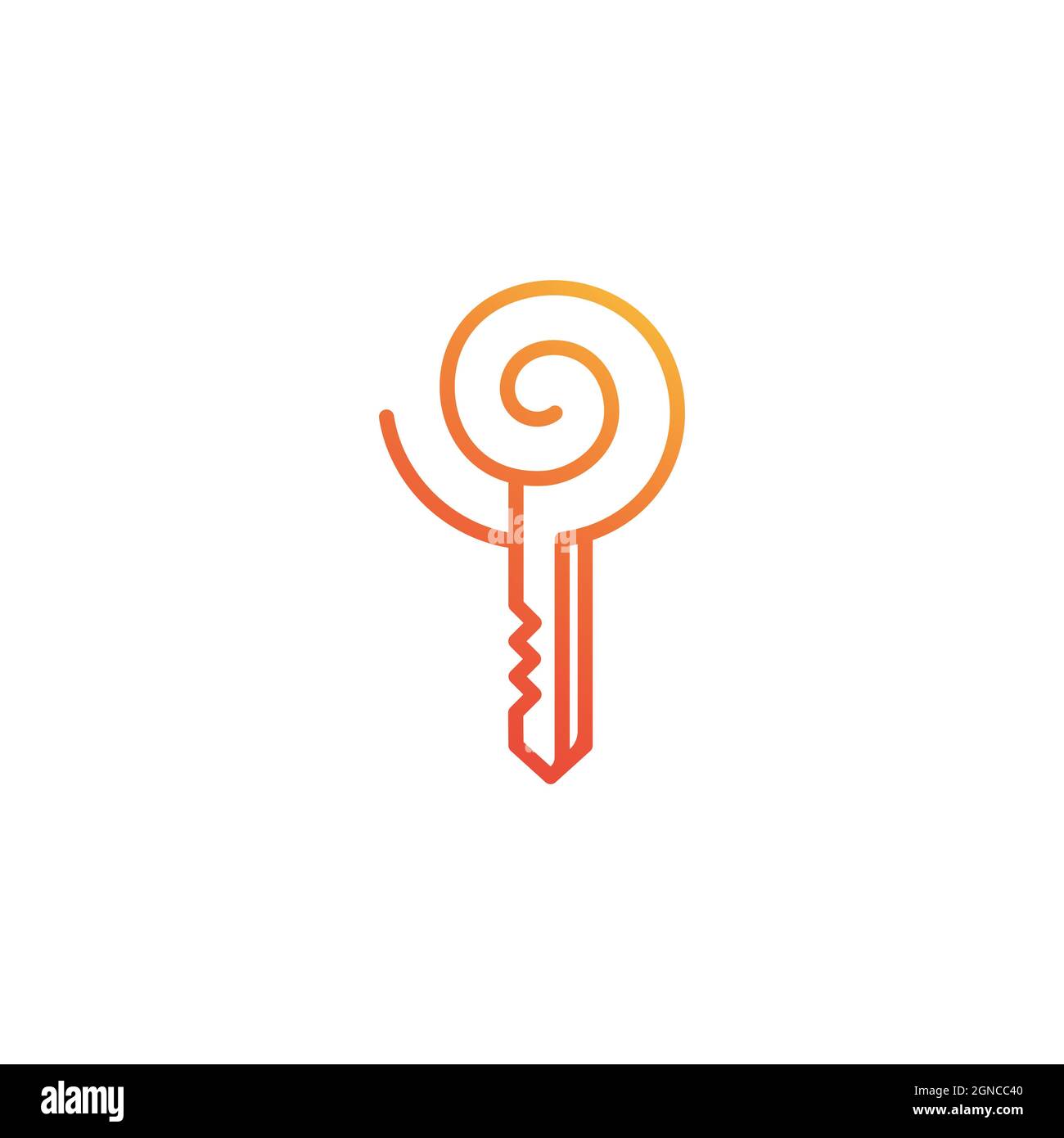 Key icon vector illustration design template Stock Photo - Alamy