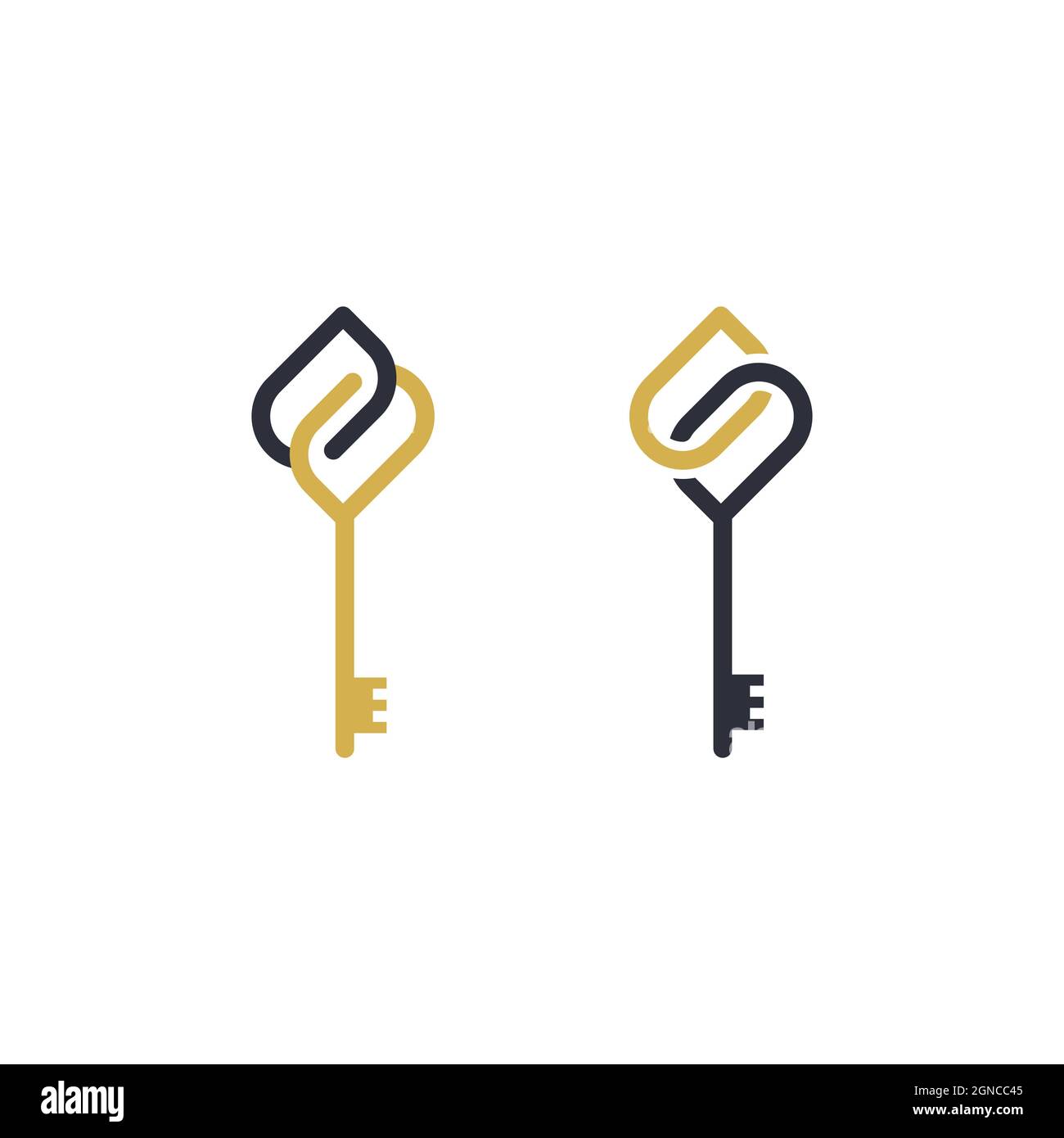 Key icon vector illustration design template Stock Photo - Alamy