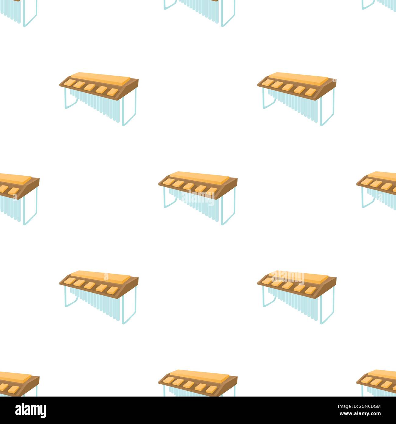 Synthesizer pattern seamless background texture repeat wallpaper geometric vector Stock Vector