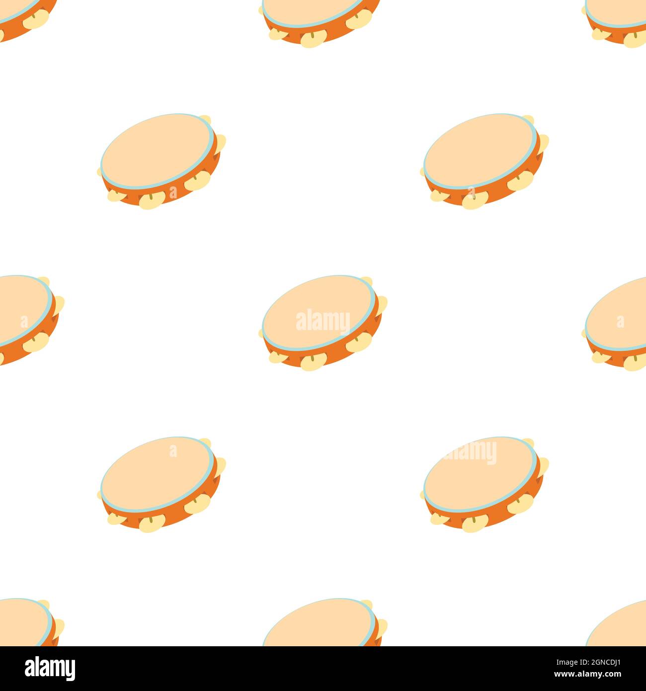 Tambourine pattern seamless background texture repeat wallpaper ...
