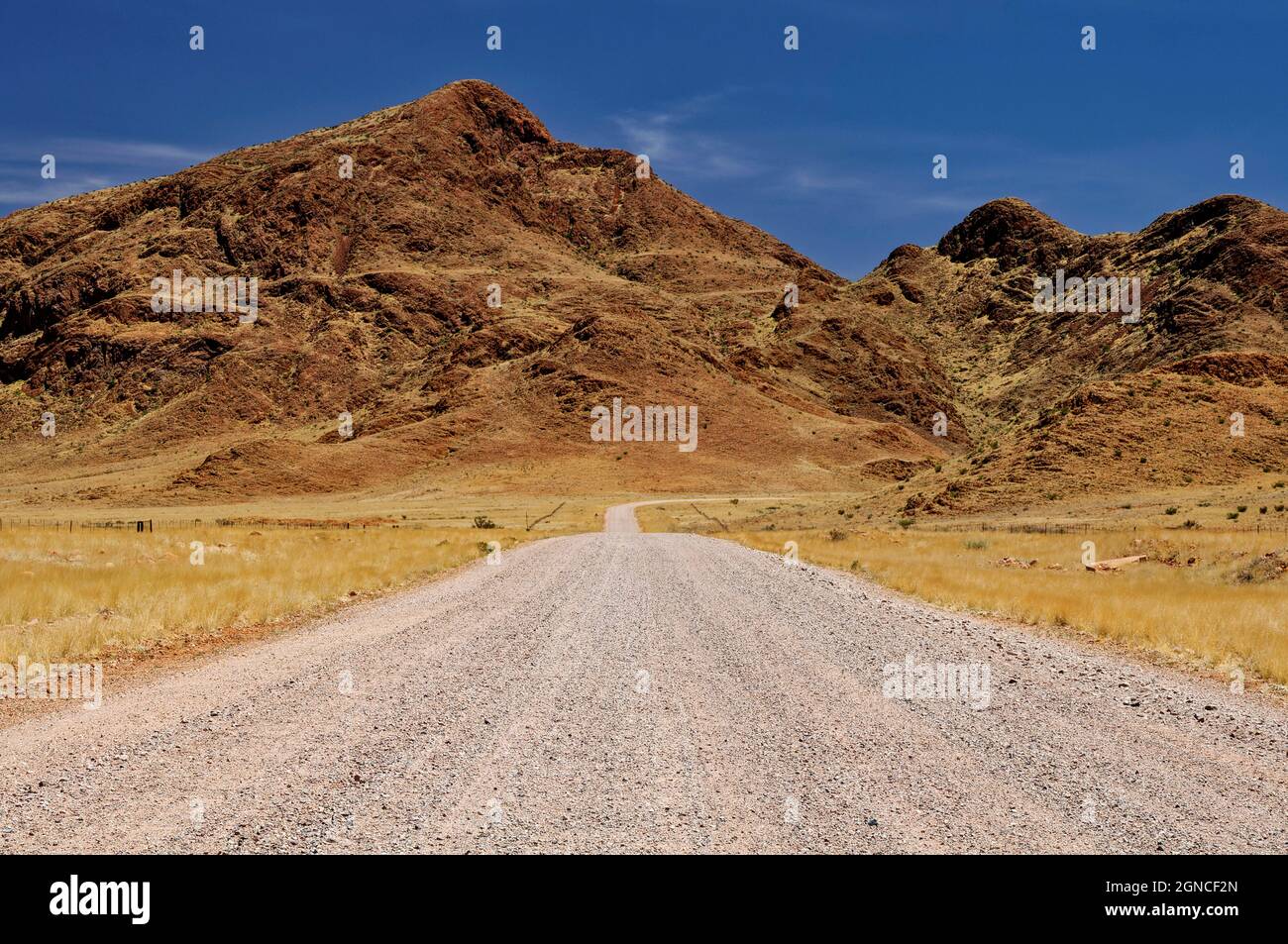 Road C27 south of Sesriem, Namib Desert, Maltahöhe District, Hardap Region, Namibia Stock Photo
