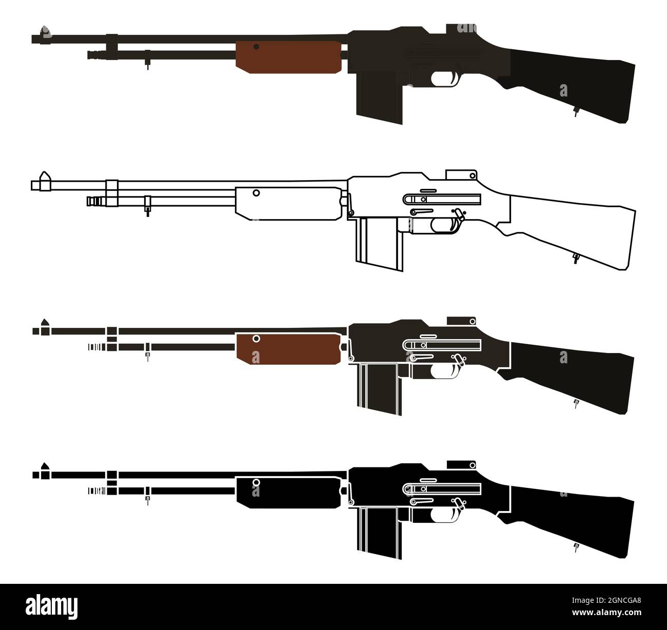 Browning Automatic Rifle Wwii