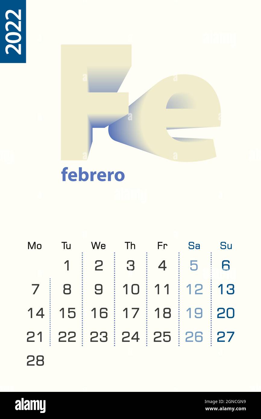 November month in spanish calendar hi-res stock photography and images -  Alamy