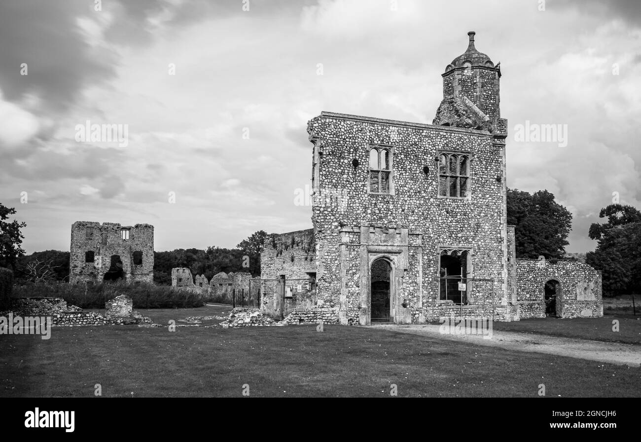 Baconsthorpe Castle, Norfolk, England Stock Photo