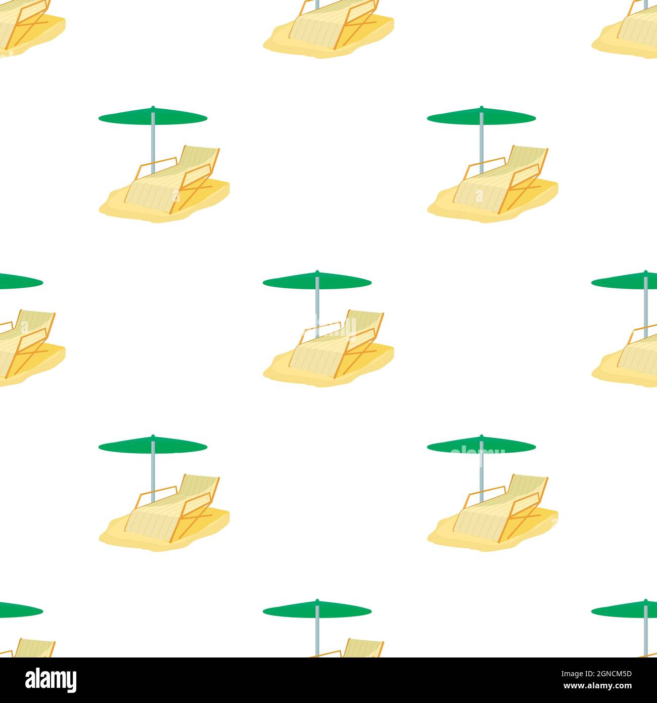 Deck chair pattern seamless background texture repeat wallpaper geometric vector Stock Vector