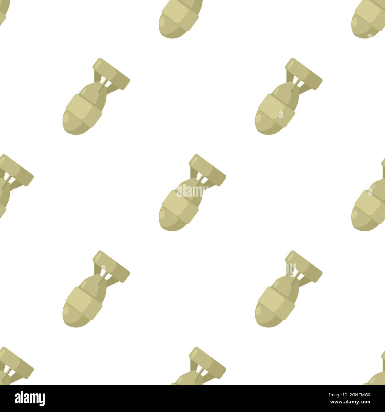 Big bomb pattern seamless background texture repeat wallpaper geometric vector Stock Vector