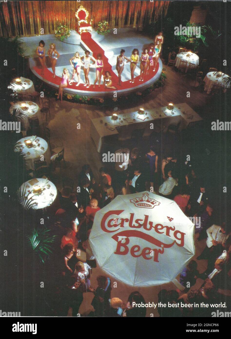 1991 Vintage Advert CARLSBERG PROBABLY THE BEST LAGER IN THE WORLD BEER 
