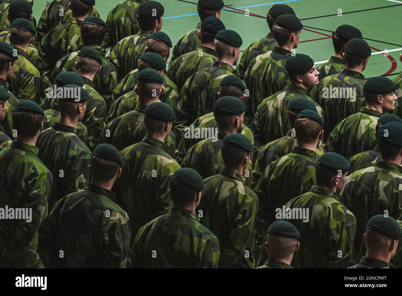 Soldiers during during the ceremony when King of Sweden and Sweden's ...