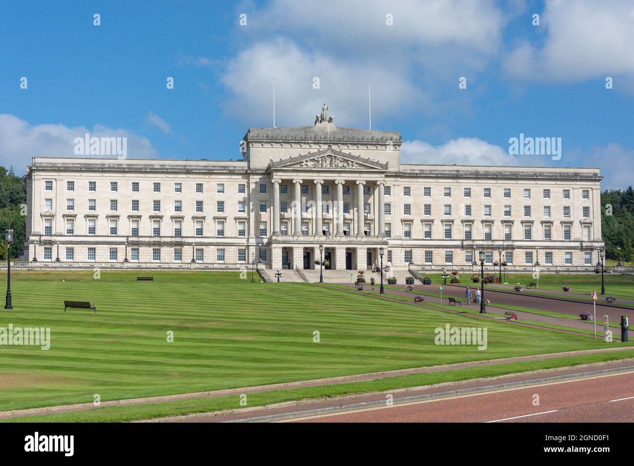 Northern Ireland Assembly Parliament (Storemont) Building, Storemont, City of Belfast, Northern Ireland, United Kingdom Stock Photo