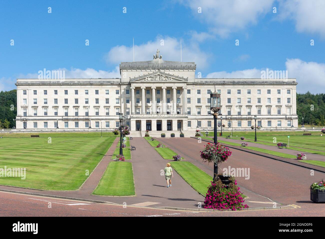 Northern Ireland Assembly Parliament (Storemont) Building, Storemont, City of Belfast, Northern Ireland, United Kingdom Stock Photo