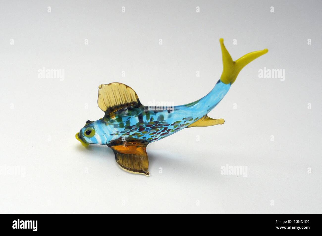 murano glass, fish figure, blue fish, murano figure, murano fish ...