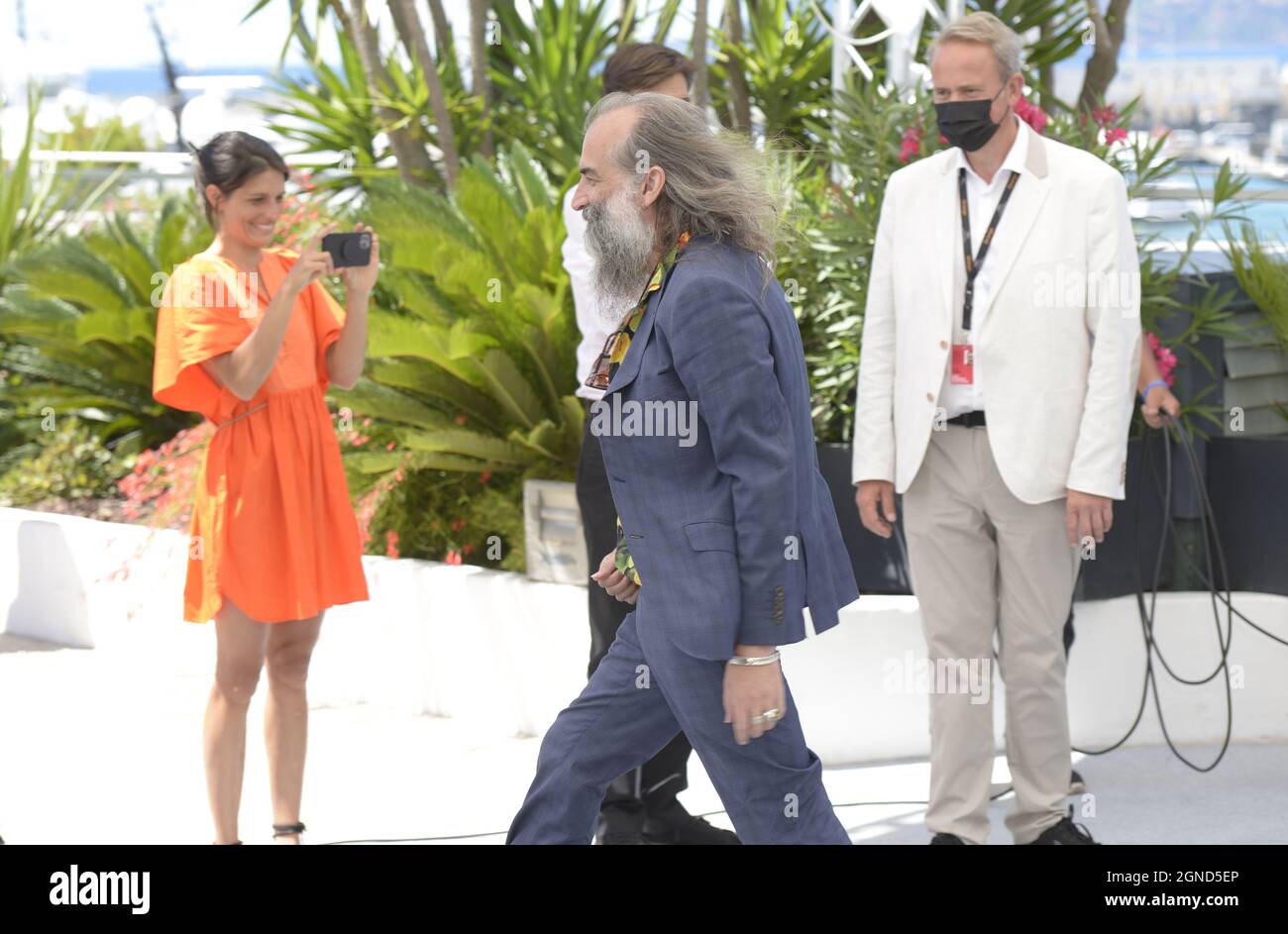 La panthere des Neiges photocall at the 74th Cannes Film Festival 2021 Stock Photo