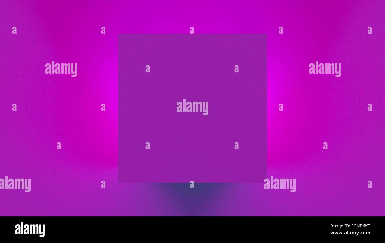 Geometric square with 3d render of light shadows. Minimalistic ...