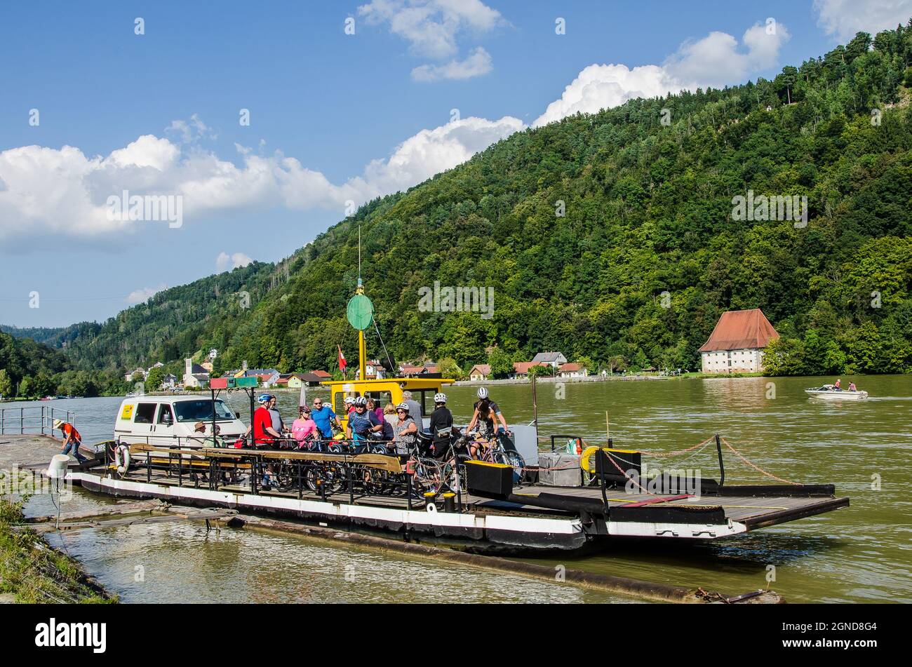 Whether you are riding on a ship along the Danube or visiting it on land: the Danube regions are just waiting to be explored. Stock Photo