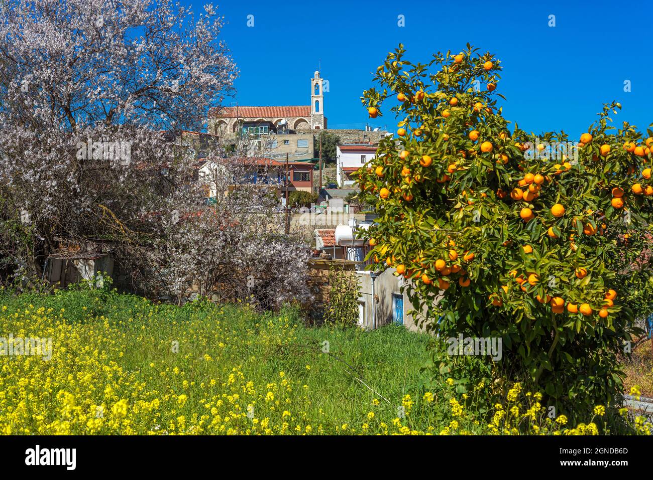Kellaki village. Limassol District, Cyprus Stock Photo Alamy
