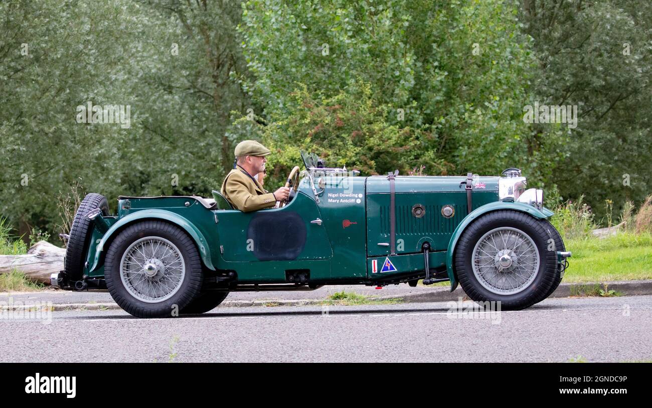 1934 vintage Aston Martin car Stock Photo