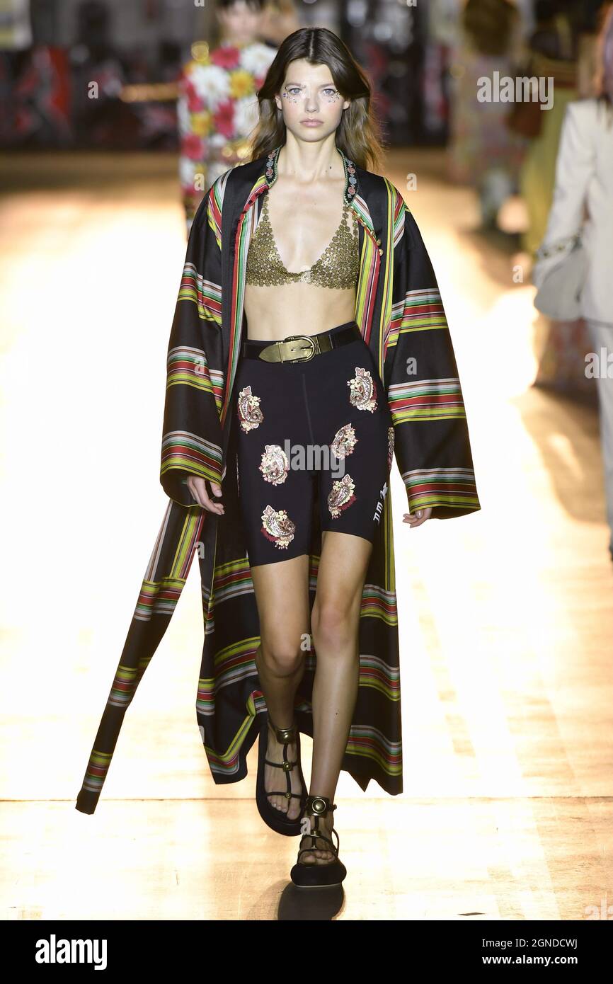 Models Walk the Runway during the Etro Show Editorial Image