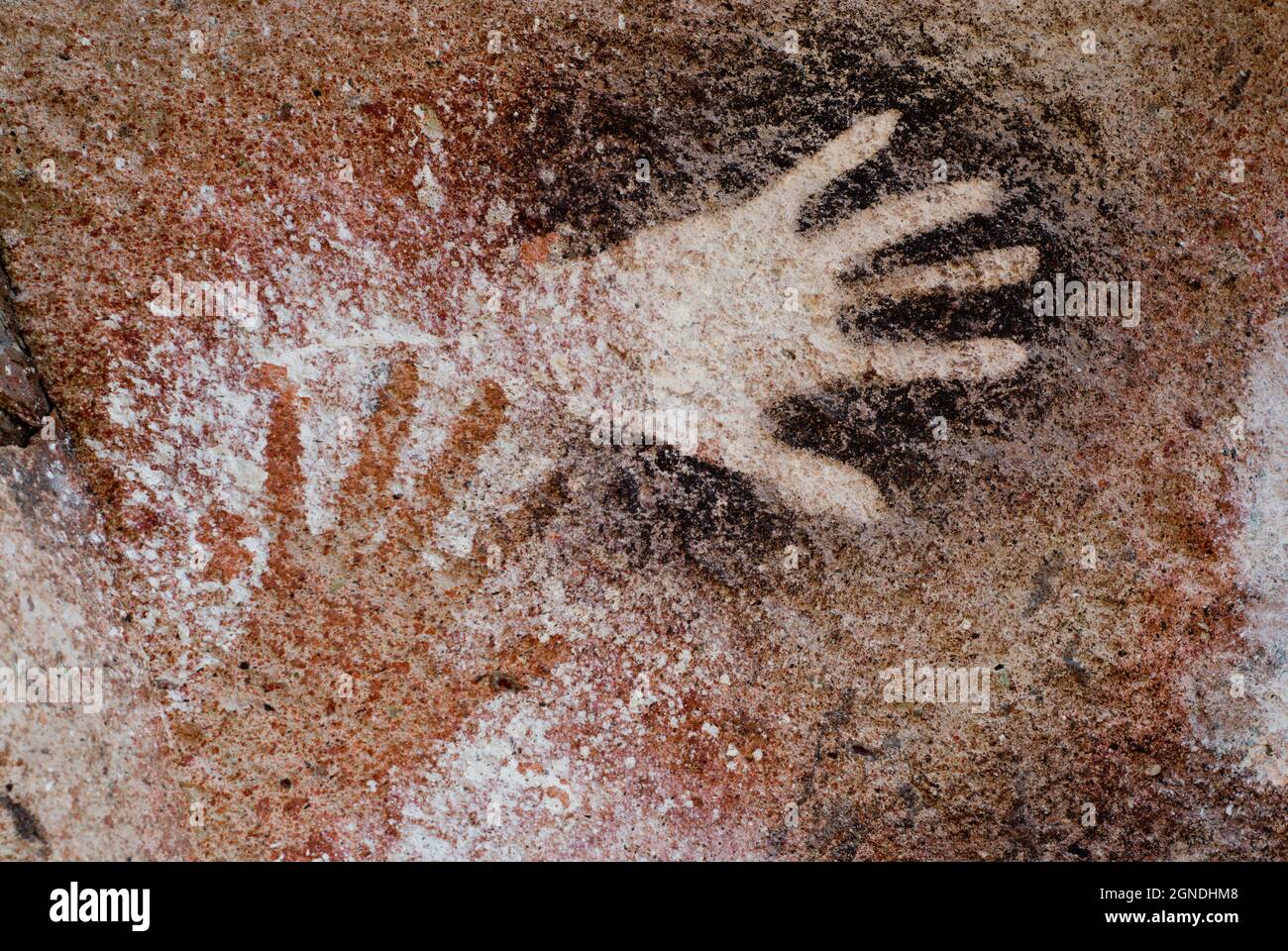 Cave of the Hands located in the southern province of Santa Cruz in the ...